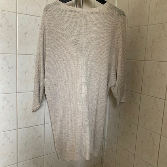 American Eagle slouchy knit cardigan, tan - Picture 2 of 4